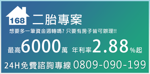 (2胎二胎房屋二胎)年息5.88% 最高6千萬 0809090199